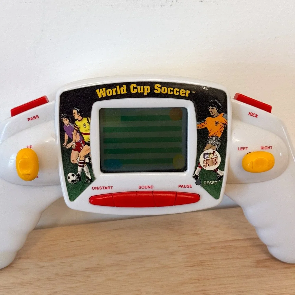 1998 MGA Sports World Cup Soccer Handheld LCD Game